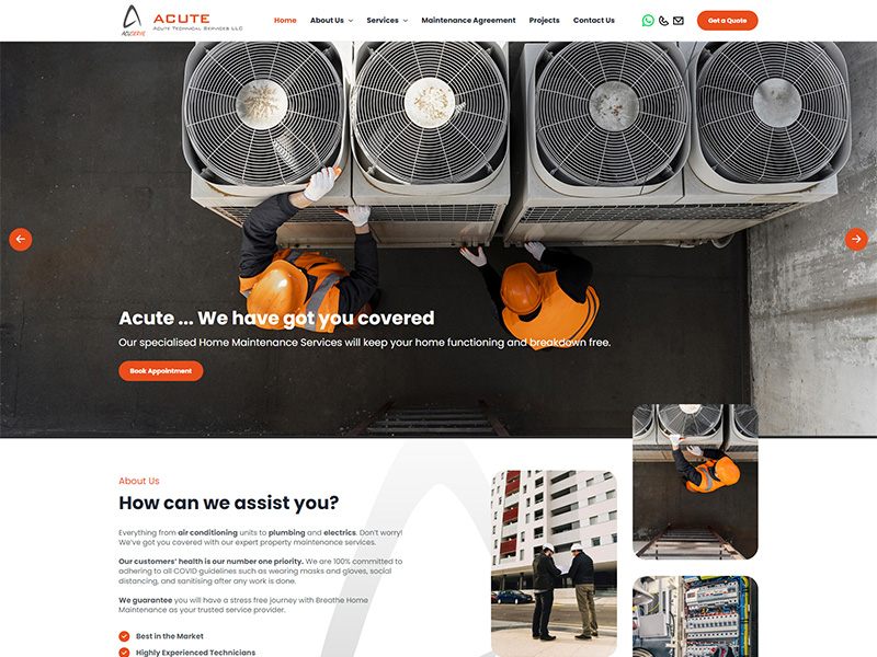 ACUTE Technical Services Website by BROWSER