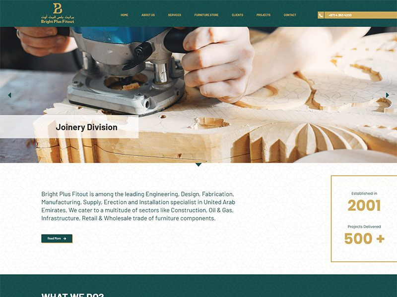 Bright Plus Interior Design Website by BROWSER