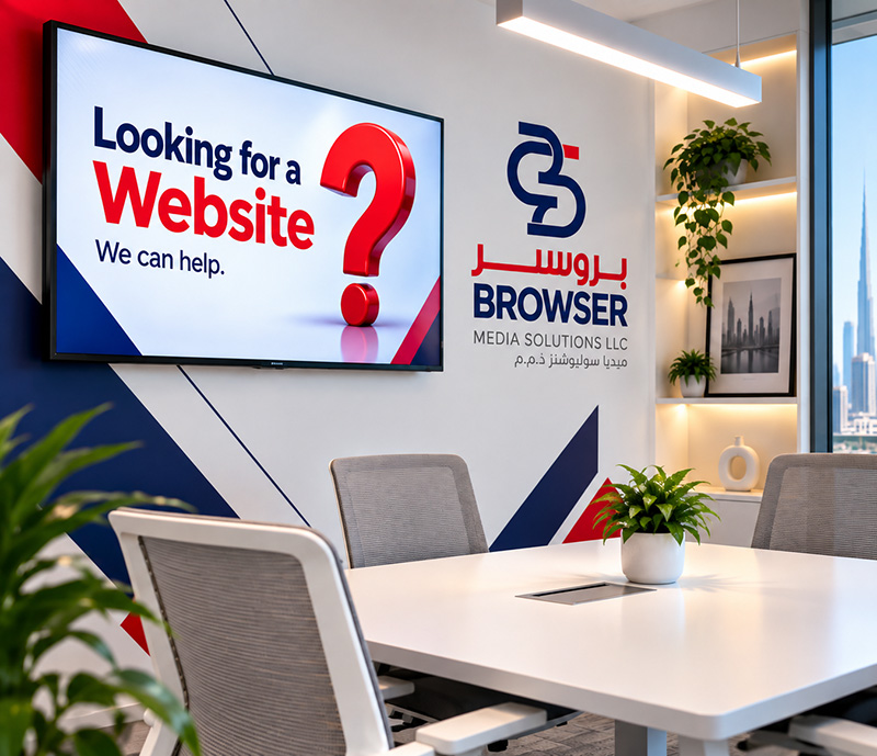 The BROWSER team answering client questions in Dubai