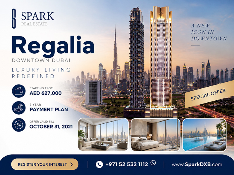Real estate social media design for agents and offices in Dubai