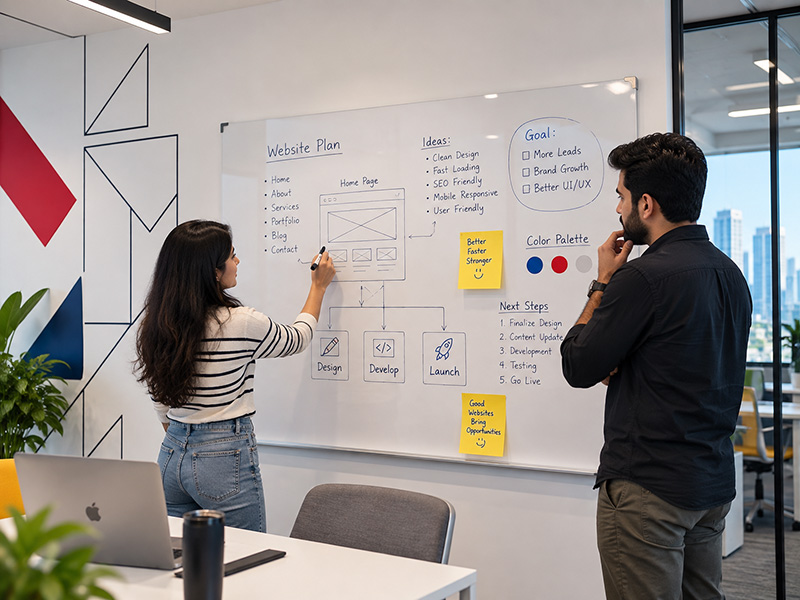 Planning a website project at BROWSER