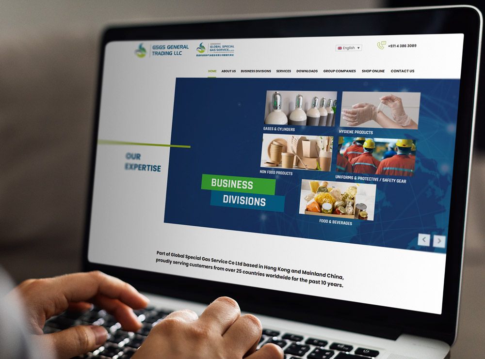 GSGS Trading Website, screen 3