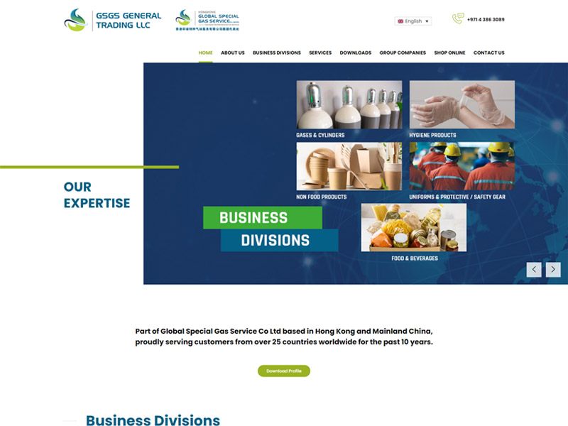 GSGS Trading Website by BROWSER