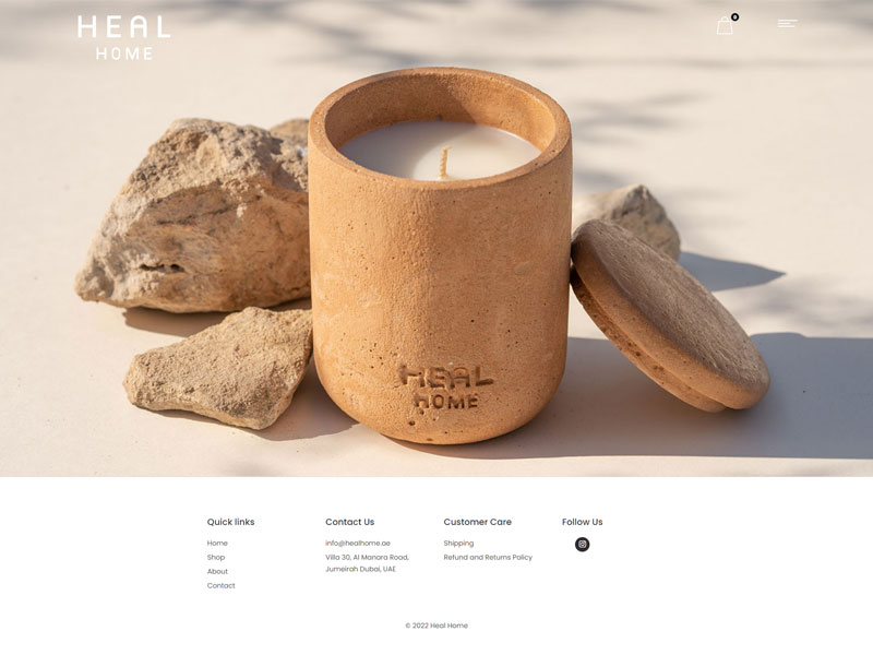 Heal Home — designed by BROWSER