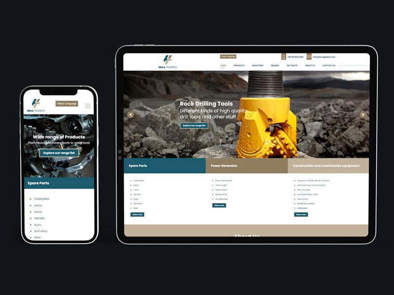 Hima Trading Website by BROWSER