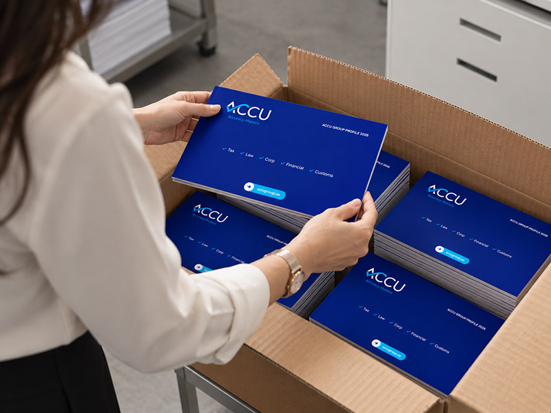 ACCU Group company profile cover and back