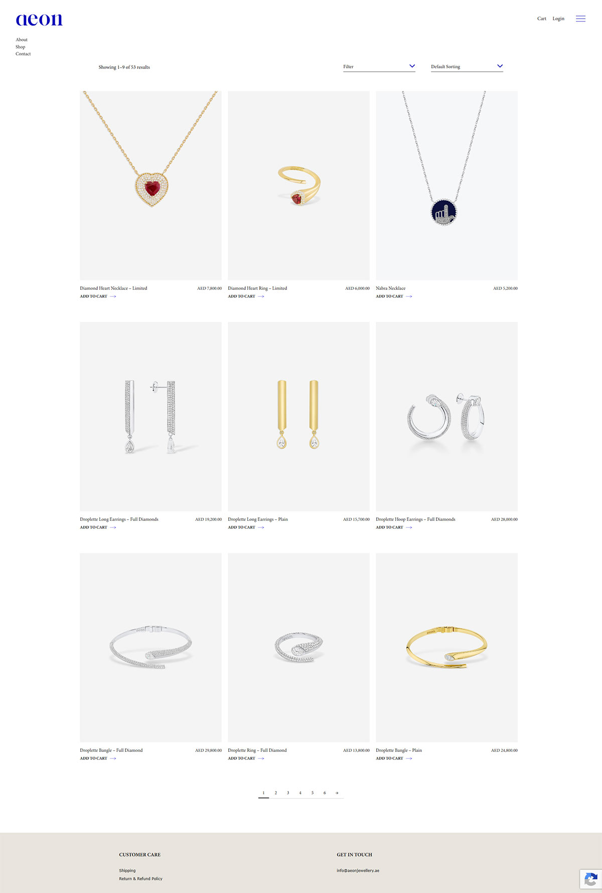 AEON Jewellery — aeon productpage