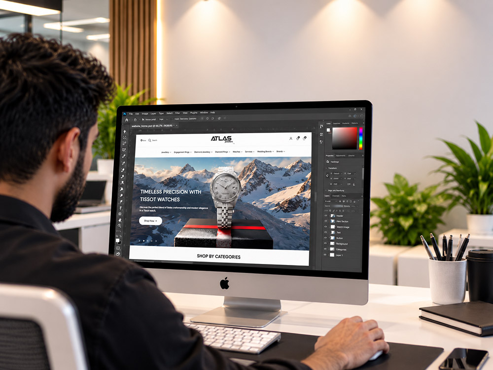 Geograss website design by BROWSER Dubai