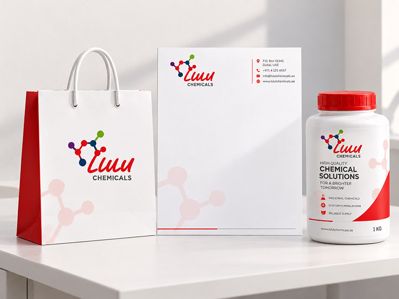 Lulu Chemicals logo design